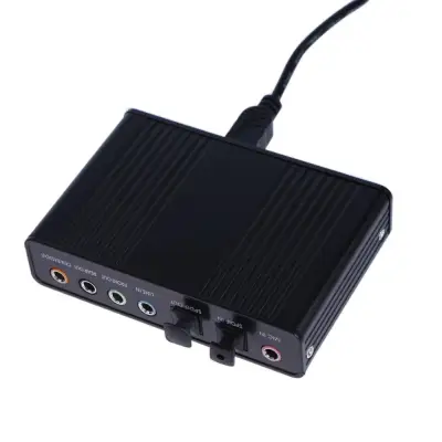 sound card usb 5.1 with optical