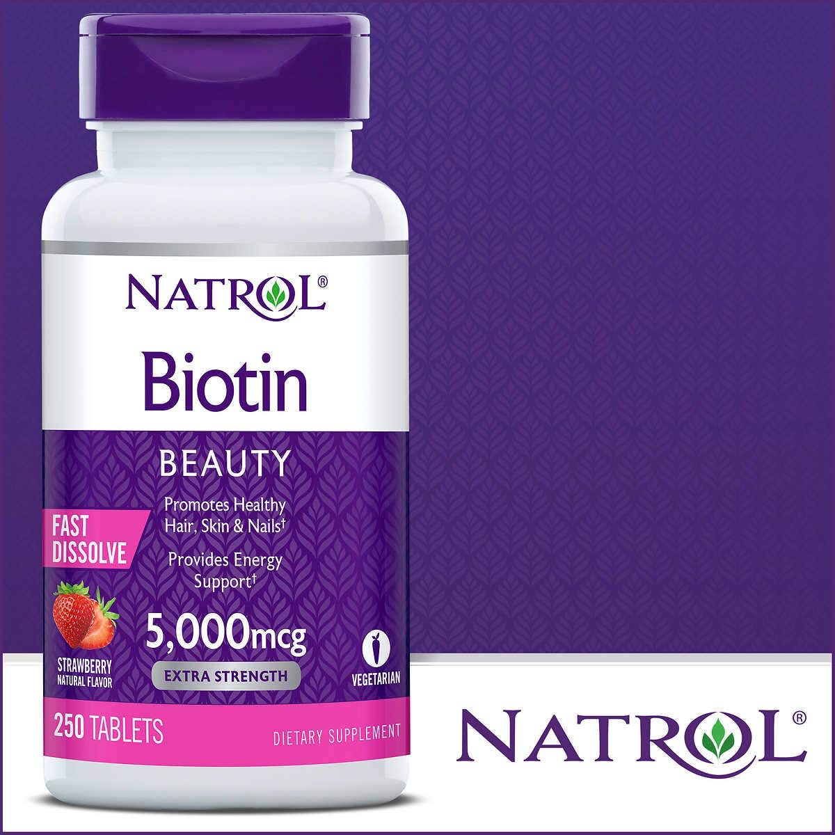 Natrol Biotin 5000 mg หมดอายุ 03/2023