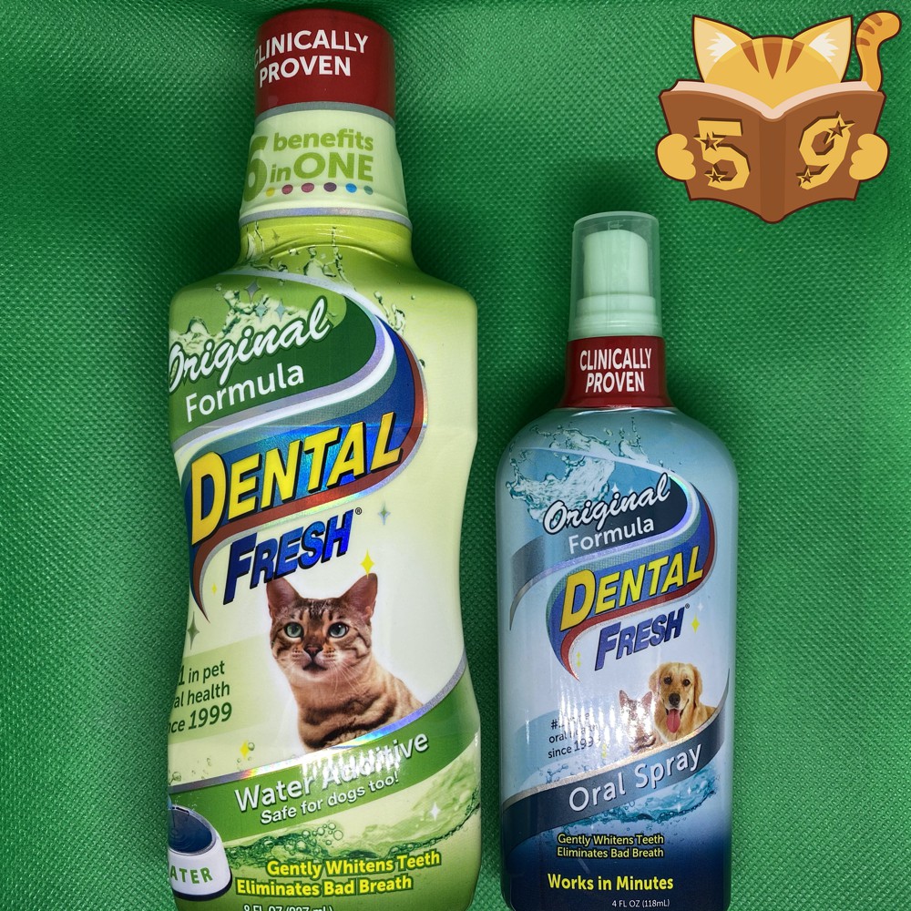 Dental Fresh for Cat ขจัดกลิ่นปาก ยับยั้งการเกิดหินปูน สำหรับแมว แบบน้ำและแบบ Spray