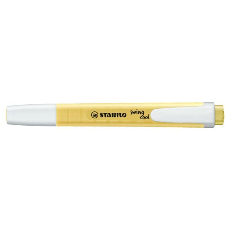 Electro48 STABILO Swing Cool Pastel ปากกาเน้นข้อความ สี Milky Yellow 275/144-8