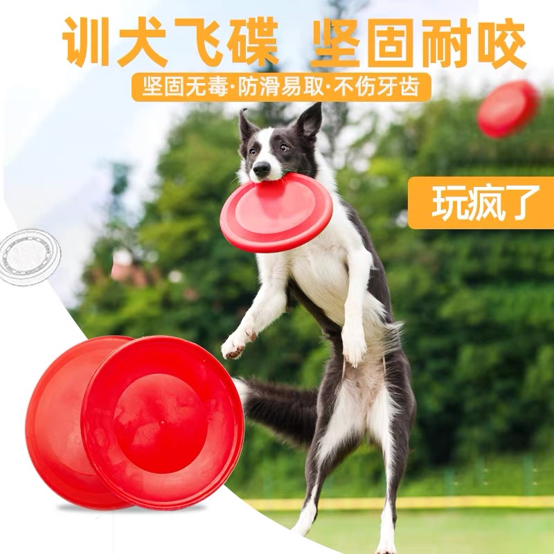 Y&H จานร่อน ของเล่นสุนัข ของเล่นหมา จานร่อนซิลิโคน ฝึกสุนัข จานบินฝึกสุนัข พร้อมส่ง