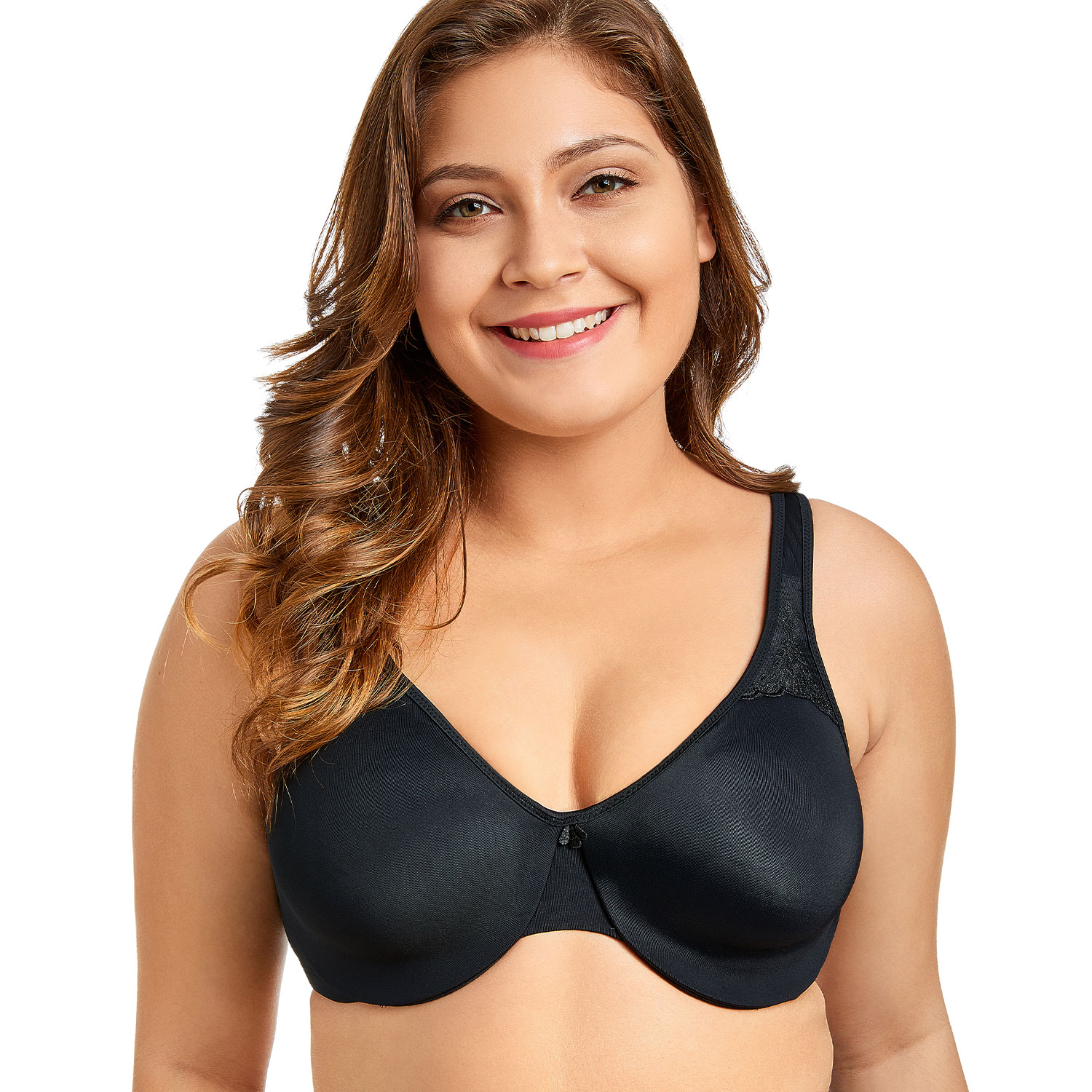 Delimira Women's Seamless Bra Plus Size Smooth Full Figure