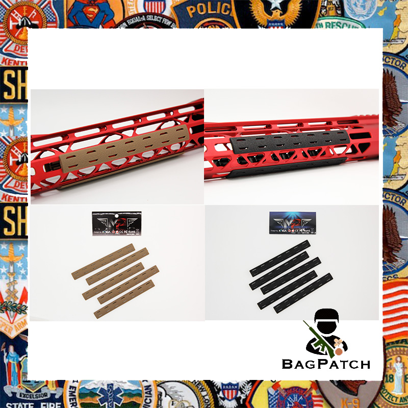 Bagpatch Rail Cover M-Lock สี ดำ ทราย อุปกรณ์อะไหล่ปีนบีบีกัน สำหรับเล่น กีฬาประเภทยิง ปืนแอร์ซอฟต์ บีบีกัน ปืนลมอัดแก๊ส ปืนแอร์ซอฟต์  #00000133