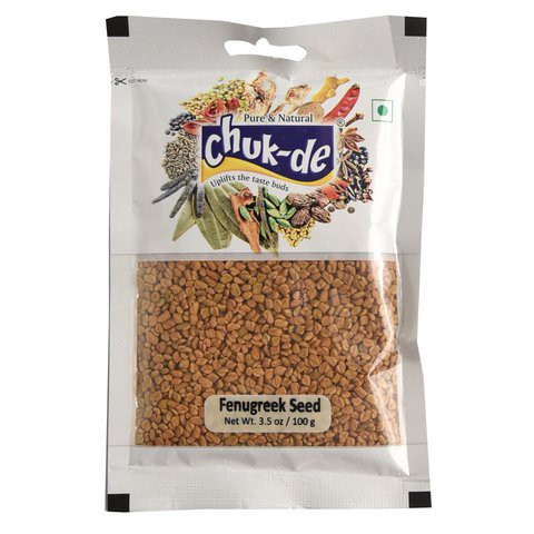 Chuk-De Fenugreek Seed (Methi Dana) 100g ++ ชักเด้ เมล็ดเฟนูกรีก 100 กรัม