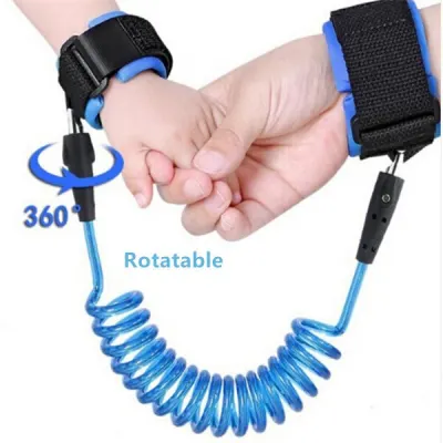 1.5-2.5m Kids Safety Harness Adjustable Children Leash Anti-lost Wrist Link Traction Rope Baby Walker Wristband
