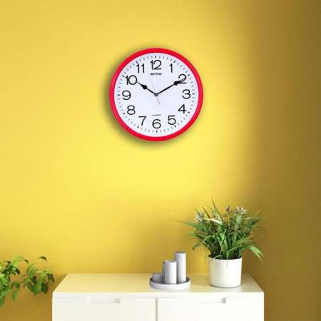 RHYTHM นาฬิกาแขวนพลาสติก รุ่น CMG734