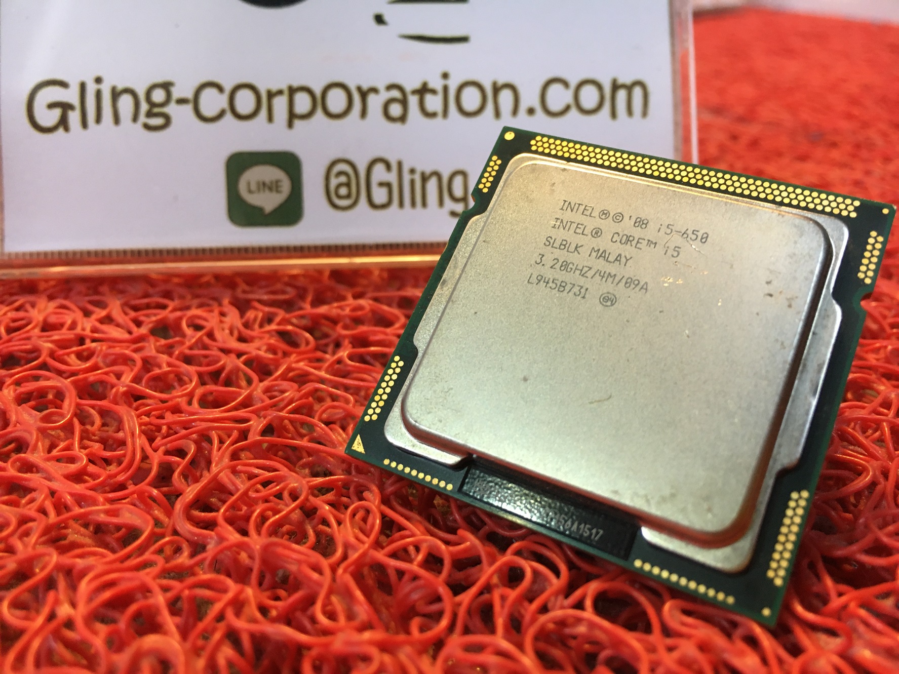 [ CPU ] INTEL Core i5-650 LGA1156 2.66GHZ L945B731 • Gling-Corp