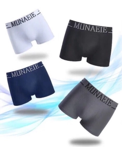 ภาพหน้าปกสินค้าMen\'s Boxer Briefs Breathable Comfort Boxer Shorts（Waist: 26-42 inches）02# ที่เกี่ยวข้อง