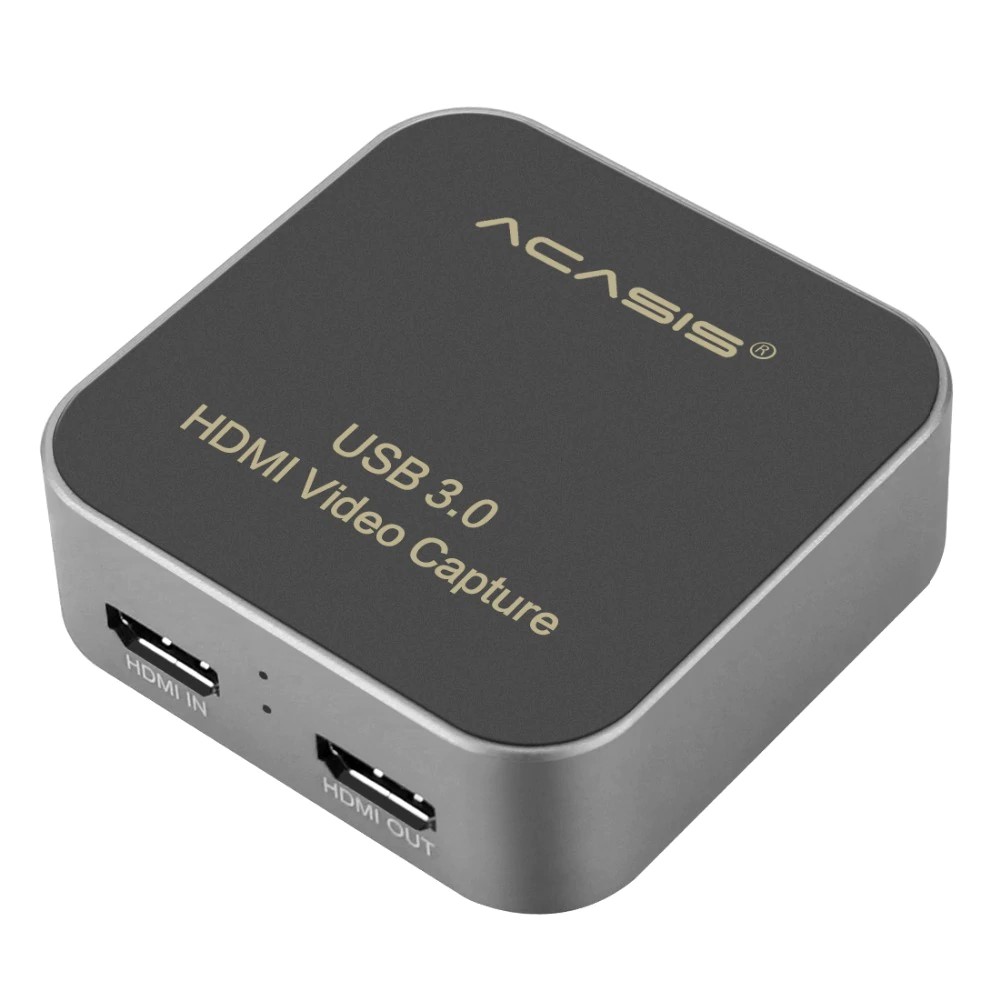 ACASIS Video Capture USB TYPE-C AC-2HDCP HDMI กล่องแปลงสัญญาณ สำหรับต่อกล้อง ไลฟ์สด สตรีมเกมส์ แคสเกมส์
