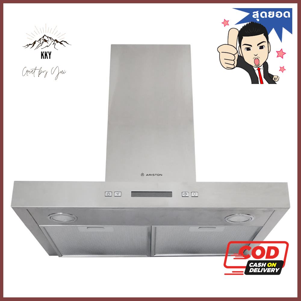 เครื่องดูดควันกระโจม ARISTON AHBS6.7FALX 60ซม.CHIMNEY HOOD ARISTON AHBS6.7F ALX 60CM **ลดราคาจัดหนัก !!**