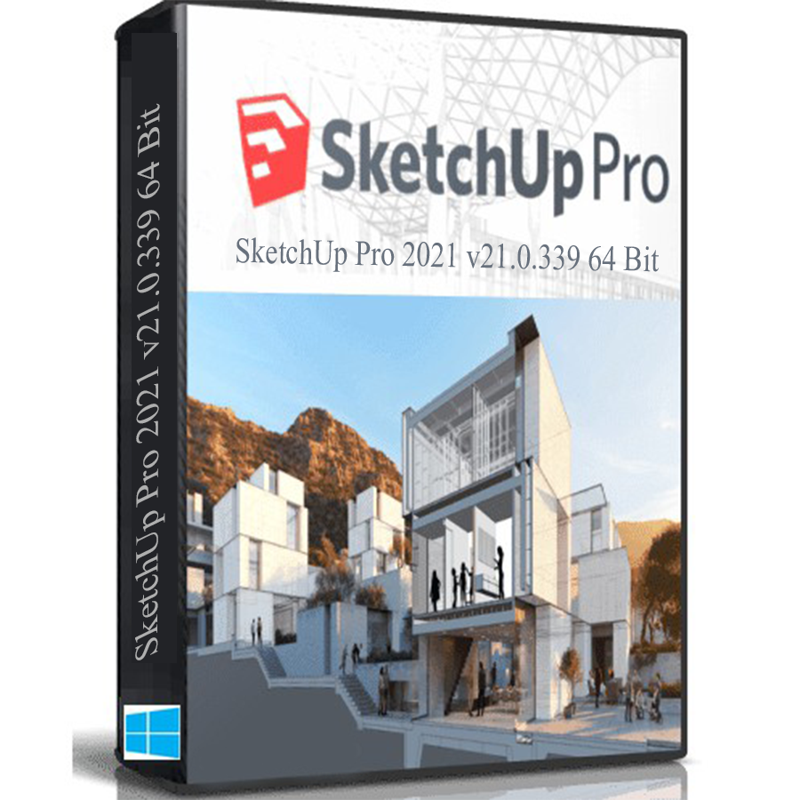 SketchUp Pro 2021 v21.0.339 (Windows) มีให้เลือกเป็น DVD หรือ Flash Drive ได้ตามต้องการ โปรแกรมออกแบบบ้าน พร้อมวีดีโอวิธีติดตั้ง ทุกขั้นตอน