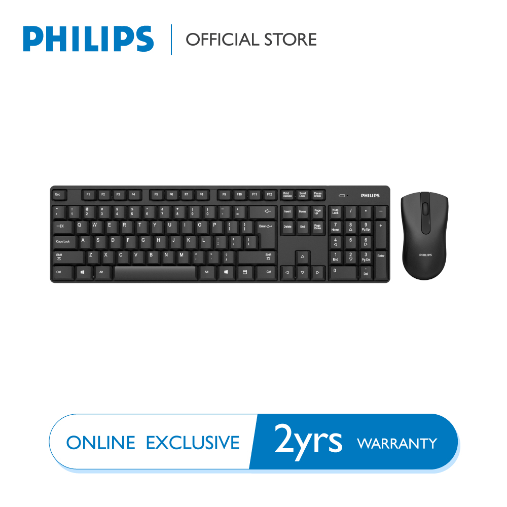 Philips SPT6501B Keyboard & Mouse Office Combo