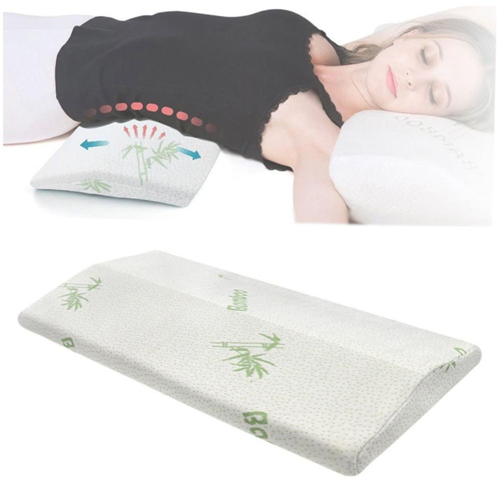 Lumbar Support Pillow for Sleeping Memory Foam Pillow for Back Pain
