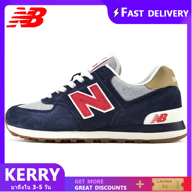 New Balance NB574 running shoes men's sports shoes casual shoes(สินค้ามาพร้อมกล่องอุปกรณ์ครบจัดส่ง KREEY)