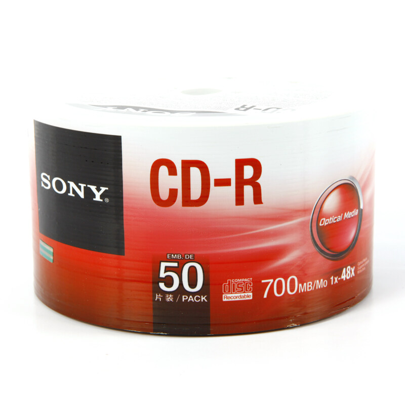 [ลดล้างสต็อค]Sony แผ่น CD-R แผ่นเดี่ยว (แบบแพ็คเกจ) (ไม่มีกล่อง เป็นซองแทน)  รุ่น 50CDQ-PACK