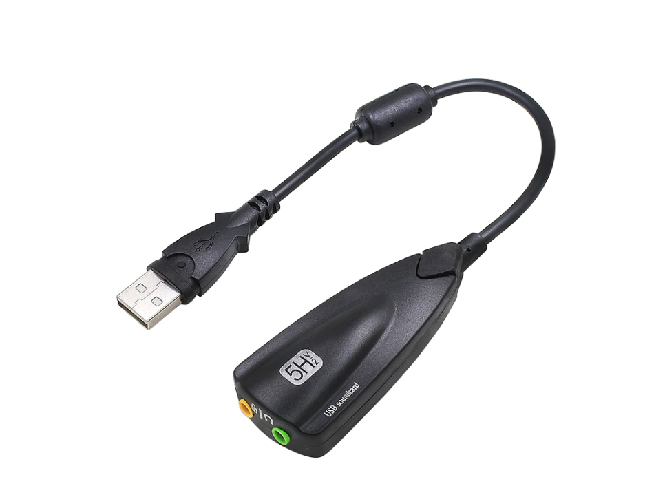 Promotion 5HV2 External usb sound card 7.1 with 3.5mm audio interface adapter for headphone speakers laptop Computer PC