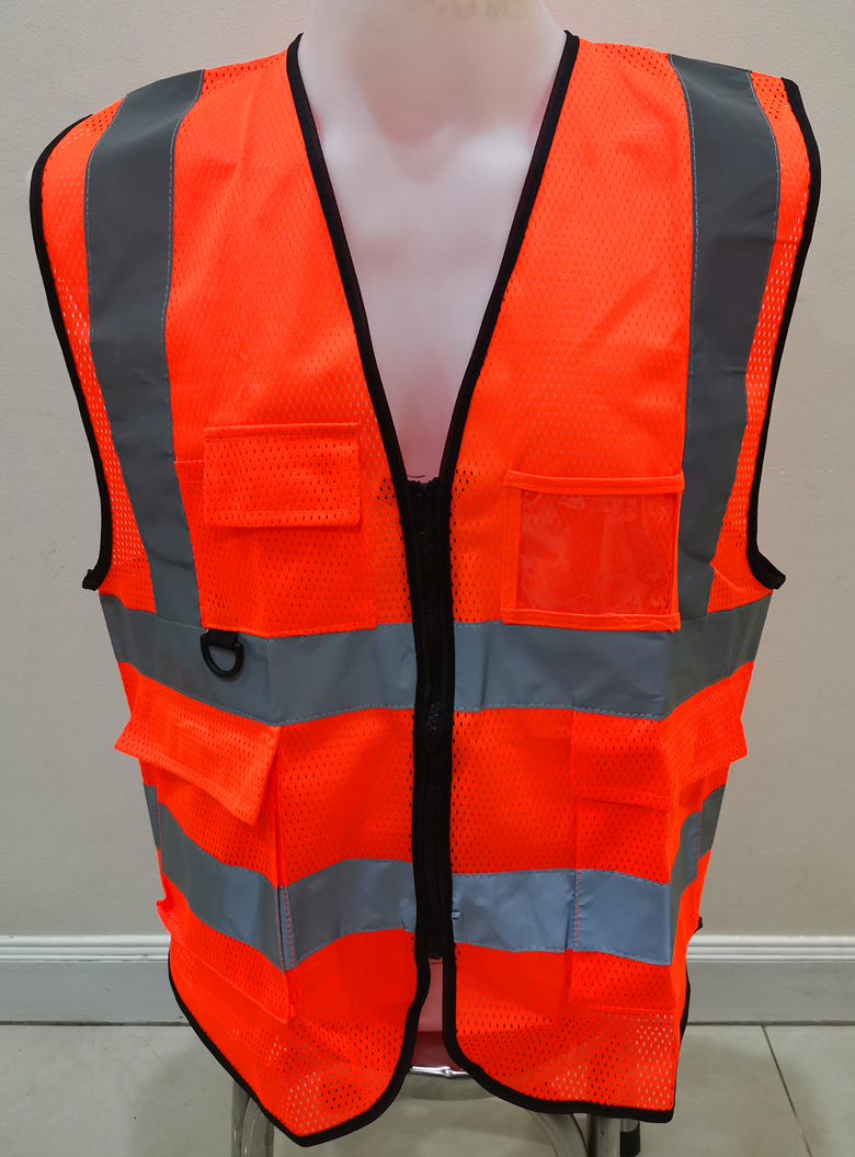 Reflective Vest เสื้อจราจร เสื้อกั๊กจราจร เสื้อกั๊กสะท้อนแสง,ความปลอดภัยเสื้อกั๊กสะท้อนแสงเห็นได้ชัด Traffic Construction safety vest