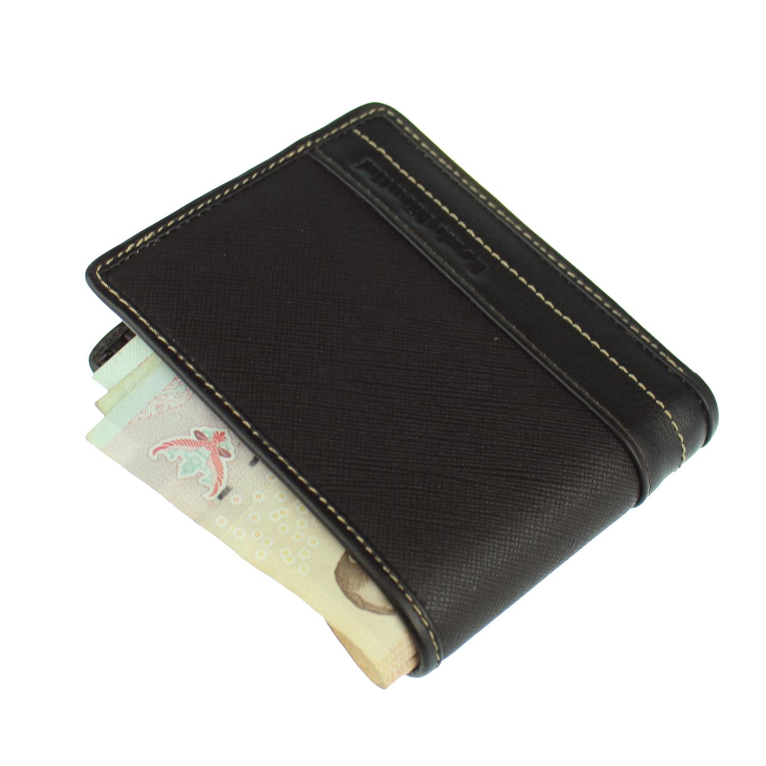 Louis Montini Vintage Wallet กระเป๋าสตางค์หนังวัว ดีไซน์คลาสสิก ย้อนยุค กระเป๋าหนังแท้ กระเป๋าผู้ชาย TTM083