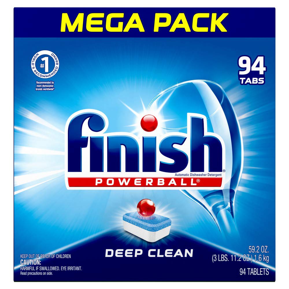 Hot Sale  USA  Finish Deep clean 94 ชิ้น powerball dish washing hine ผลิตภัณฑ์ล้างจาน ชนิดก้อน เครื่องล้างจาน ฟินิช ราคาถูก เครื่องล้างจาน เครื่องล้างจานอัตโนมัติ เครื่องล้างจานขนาดเล็ก