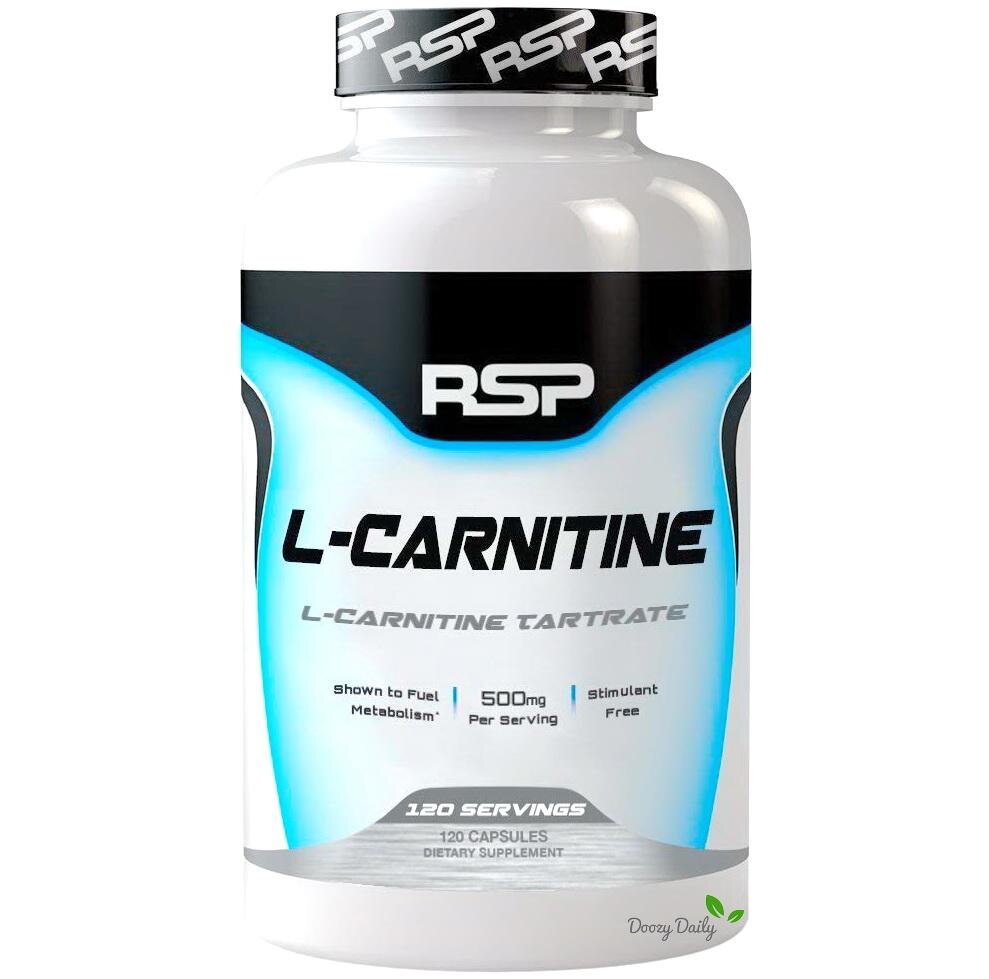 RSP L-Carnitine 500 mg x 120 เม็ด แอล-คาร์นิทีน เผาผลาญไขมัน เปลี่ยนไขมันเป็นพลังงาน