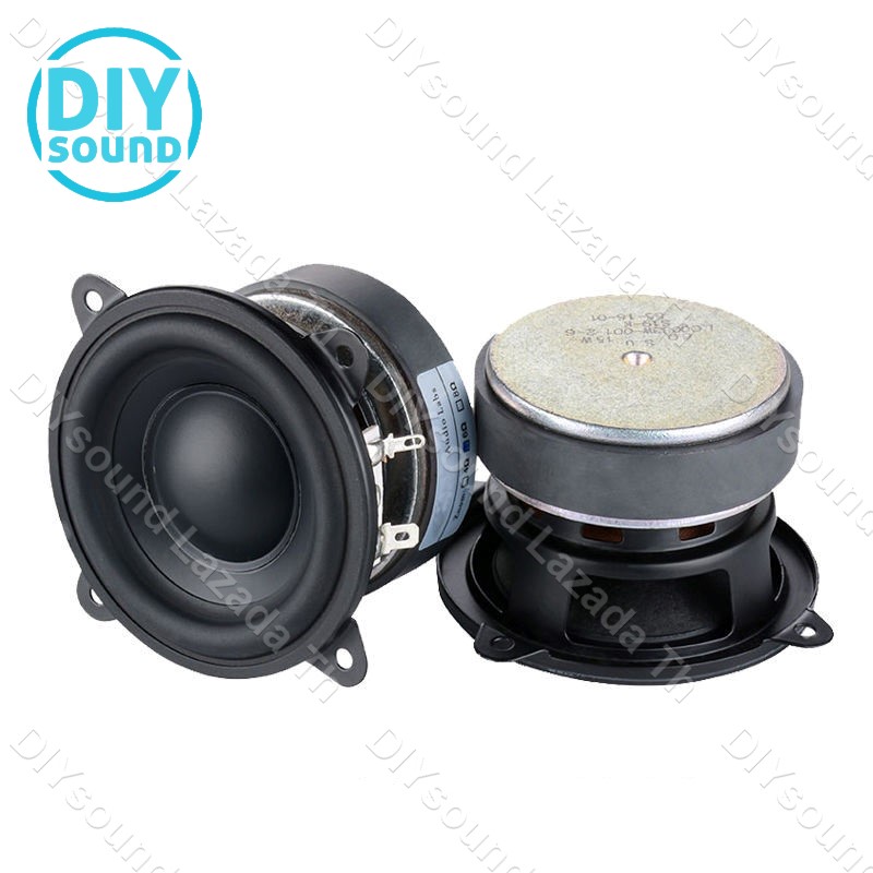 DIYsound HK 3 3.5 นิ้ว mid-woofer speaker เครื่องเสียง 15W 6ohm HIFI ดอกลําโพงเสียงกลาง ซับวูฟเฟอร์ เครื่องเสียงรถ การดัดแปลงซับวูฟเฟอร์รถยนต์ ลําโพงซับ #013