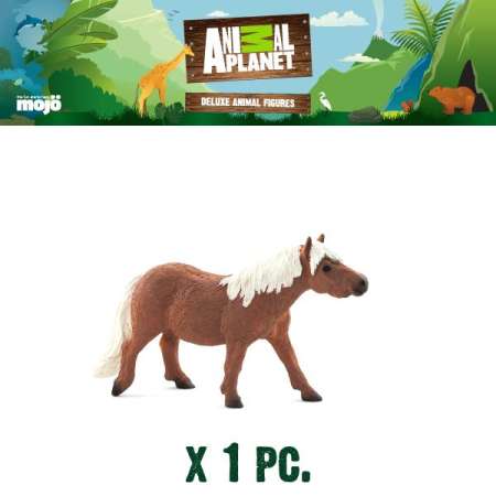 โมเดลสัตว์ลิขสิทธิ์ Animal Planet แท้ - Shetland Pony  Foal Twin pack