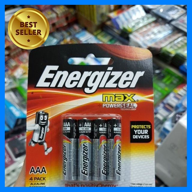 ถ่าน Energizer Alkaline AAA 4ก้อน เลือก 1 ชิ้น อุปกรณ์ถ่ายภาพ กล้อง Battery ถ่าน Filters สายคล้องกล้อง Flash แบตเตอรี่ ซูม แฟลช ขาตั้ง ปรับแสง เก็บข้อมูล Memory card เลนส์ ฟิลเตอร์ Filters Flash กระเป๋า ฟิล์ม เดินทาง