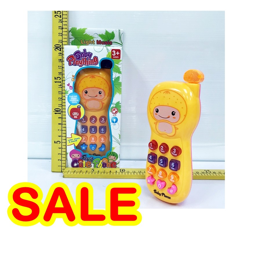 ✥  โทรศัพท์เด็ก มีเสียง มีไฟ No.B6680 (สินค้าราคาถูก) (ลดล้างสต๊อก) (SALE)  ของเล่น จำลอง ของเล่นราคาถูก ถูก เด็กอ่อน