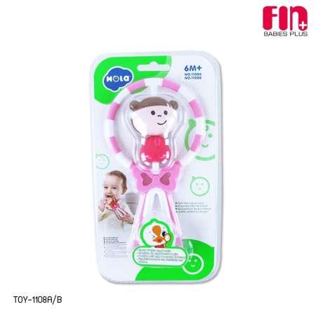 แนะนำสินค้า FIN ของเล่นเขย่ามือรูปเด็กชาย เด็กหญิง รุ่น TOY-1108A/B ดูส่วนลดนาทีนี้