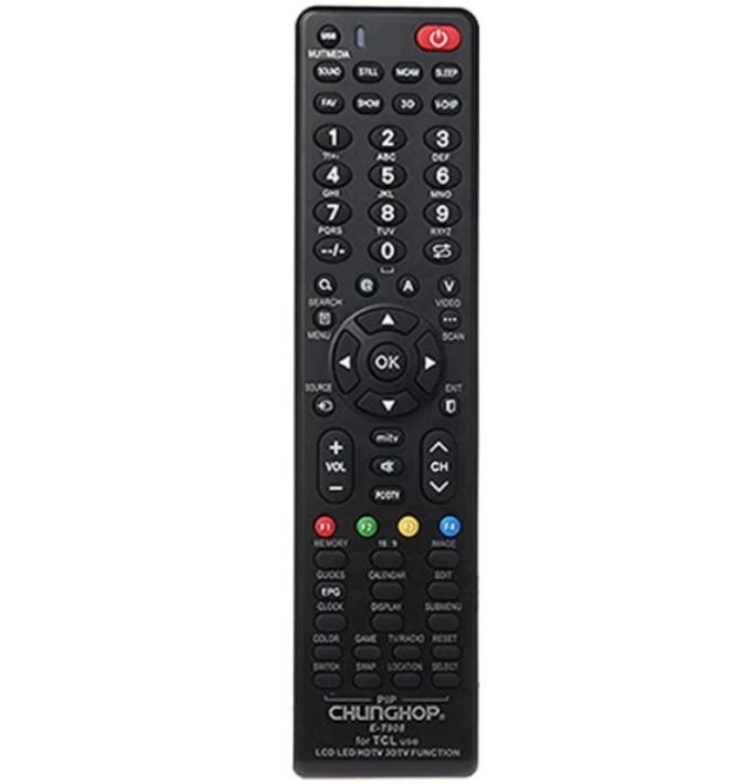 รีโมททีวี TCL LED/LCD TV 3D Remote Controller