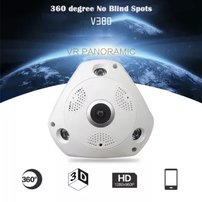 กล้องวงจรปิด HD360 องศา Camera VR Cam 3D 130VR IP CAMERA 3D Panoramic camera ใช้แอพ V380s ชัดมาก