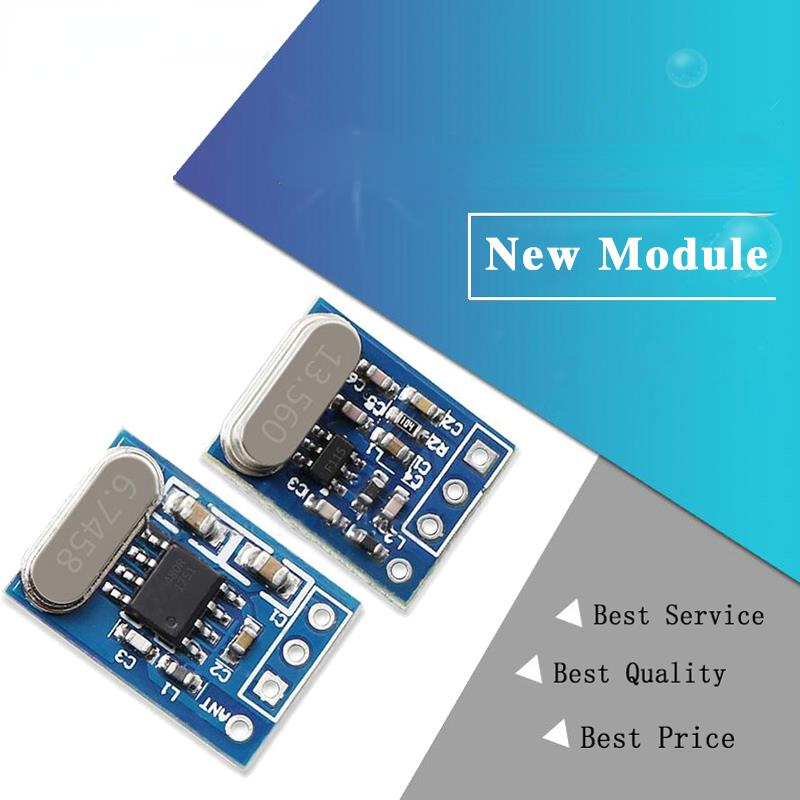 1Set 2Pcs 433MHZ Wireless Transmitter Receiver Board Module SYN115 SYN480R ASK/OOK Chip PCB for arduino