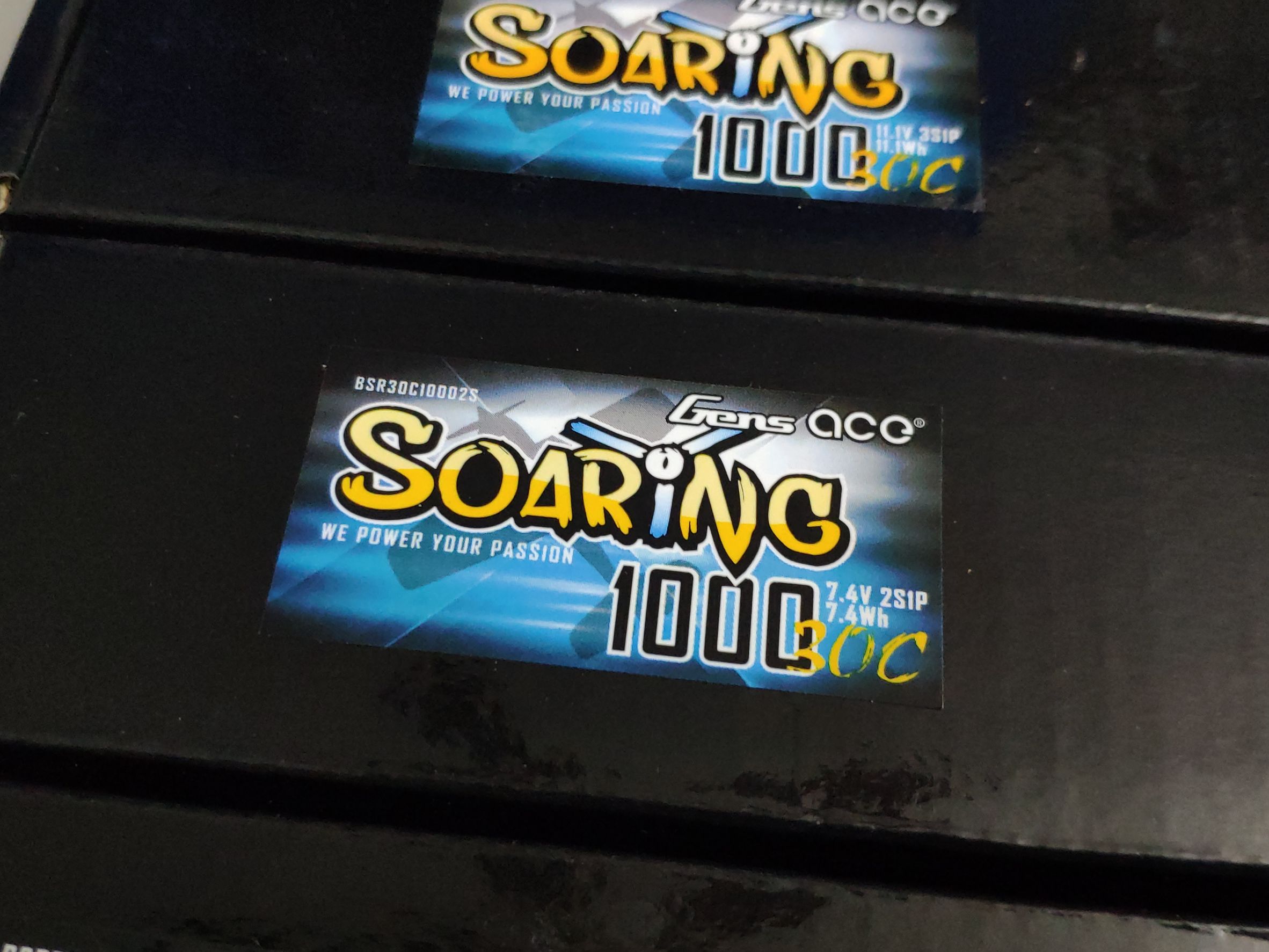แบต Li-Po Soaring7.4V 1000mAh 30C (ส่งจากกรุงเทพ)