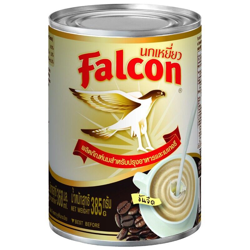 ◙  นมข้นจืดฟอลคอน นมข้นจืดตรานกเหยี่ยว  นมข้นจืด นมสด Falcon