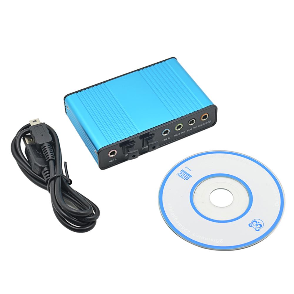 USB SOUND External Optical Audio 6 Channel 5.1 Sound Card Puket Stores