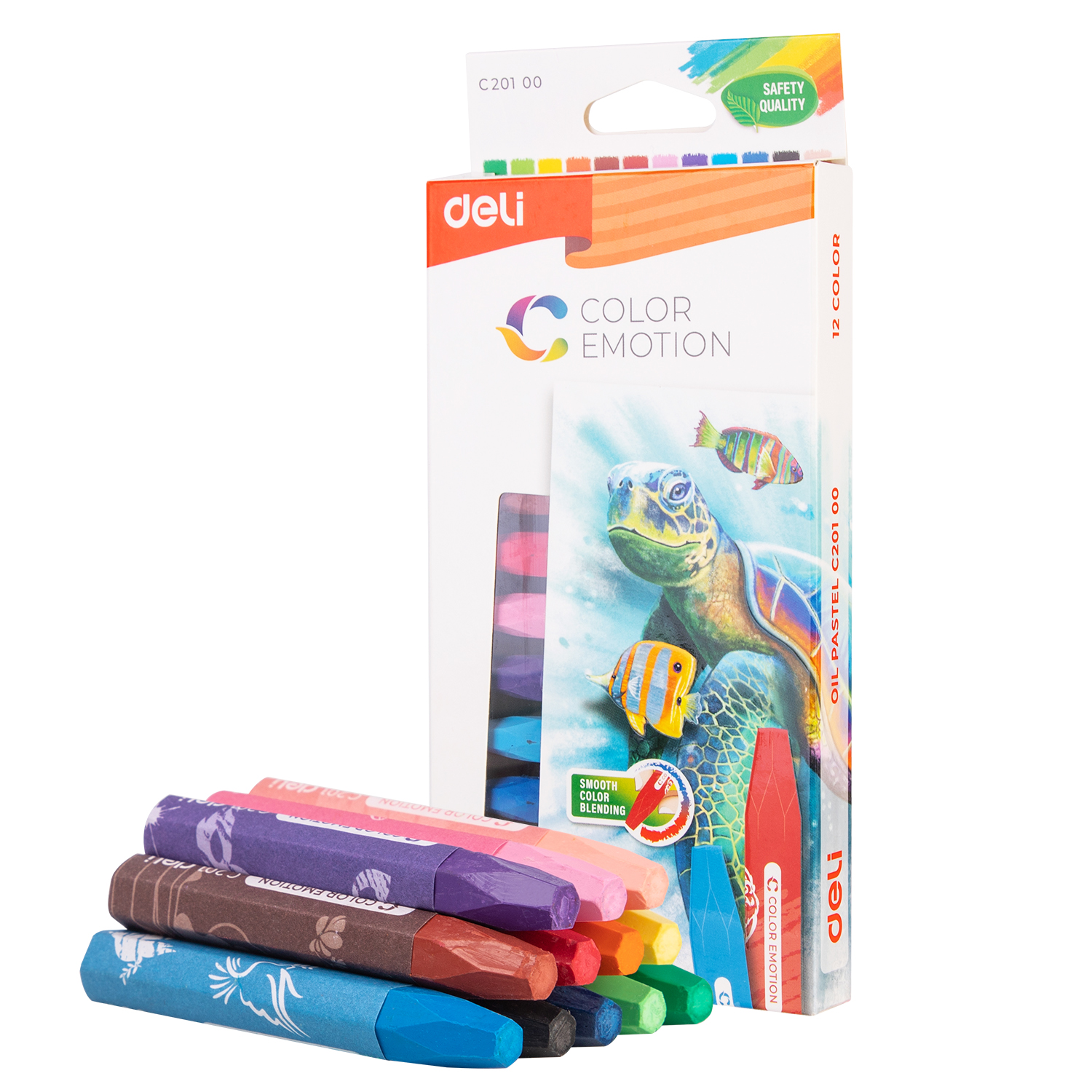 ดินสอสีสำหรับเด็กอ่อน สีชอลค์น้ำมัน สีชอล์ค 12 สี 24 สี Oil Pastels