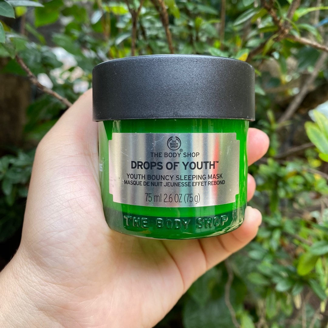 The body shop Drop of youth bouncy sleeping mask (ขนาดใหม่ 75ml