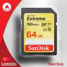 ภาพขนาดย่อของภาพหน้าปกสินค้าSanDisk Extreme SD Card SDHC / SDXC 32GB , 64GB , 128GB , 256GB (SDSDXVT) เมมโมรี่การ์ด SDCARD แซนดิส ประกัน Lifetime Synnex จากร้าน Actioncam Thailand บน Lazada ภาพที่ 3