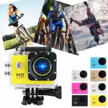 ภาพขนาดย่อของภาพหน้าปกสินค้าALTA Indes ล้องแอคชั่นสปอร์ตแบบกันน้ำแบบพกพา Sport portable waterproof action camera กล้อง กล้องโกโปร กล้องติดหมวก กล้องรถแข่ง กล้องแอ็คชั่น กล้องบันทึกภาพ กล้องถ่ายภาพ กล้องติดหมวกกันน็อค กล้องติดหน้ารถ กล้องขนาดเล็ก Full HD 1080 จากร้าน ALTA Industries บน Lazada