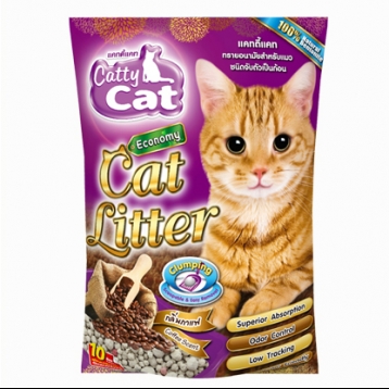 (BD86)Catty Cat ทรายแมว กลิ่นกาแฟ10ลิตร