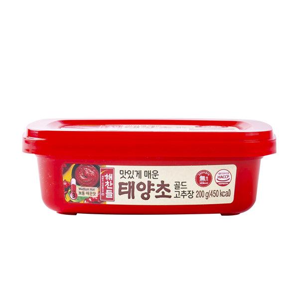 [Original] 태양초골드고추장 CJ Haechandle Gochujang (โคชูจัง พริกแกงเกาหลี เผ็ดปานกลาง) 200g