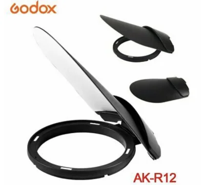 พร้อมส่ง Godox AK-R12 แผ่นกระจายแสงแฟลชสําหรับ Godox H200r Godox V1 AD200 Pro