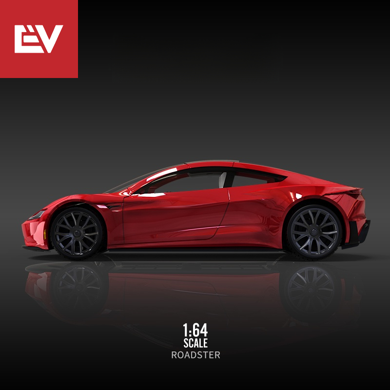 Tesla roadster deals diecast model