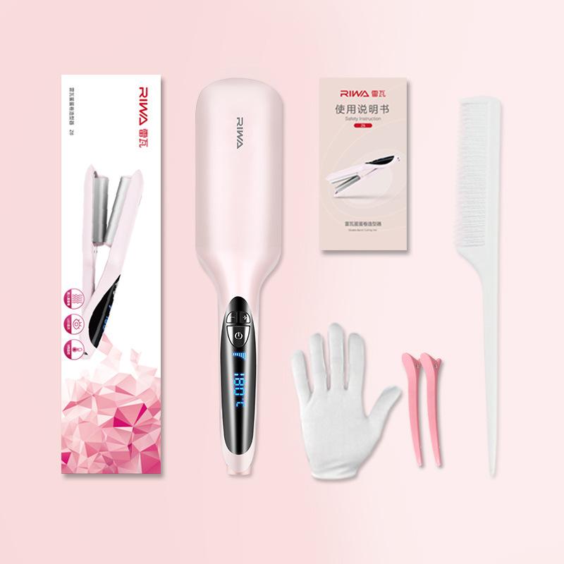 COSWEET Curling Iron Wand Digital Controls 5 Heat Settings Fast Heating