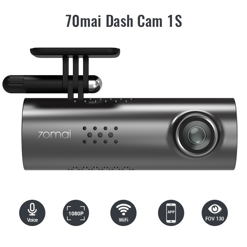 [พร้อมส่ง] M018 กล้องติดรถยนต์ กล้อหน้ารถ กล้องติดรถยนต์ ติดหน้ารถยนต์ คมชัดสั่งการด้วยเสียง 70mai 1S Dash Cam