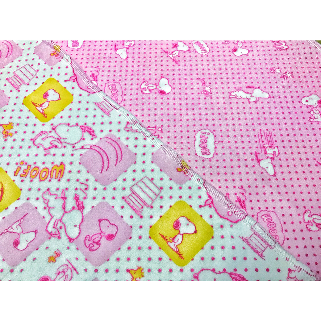 ENFANT ผ้ารองกันน้ำ SNOOPY สีชมพู