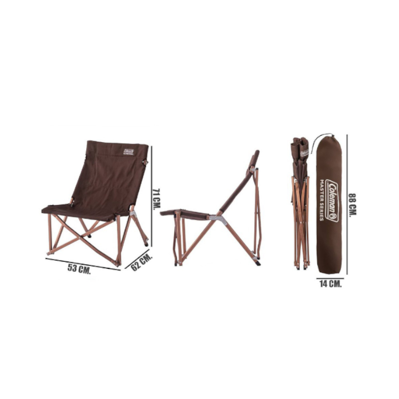 新品Coleman MASTER SERIES CANVAS LOW CHAIR Canvas Low Chair