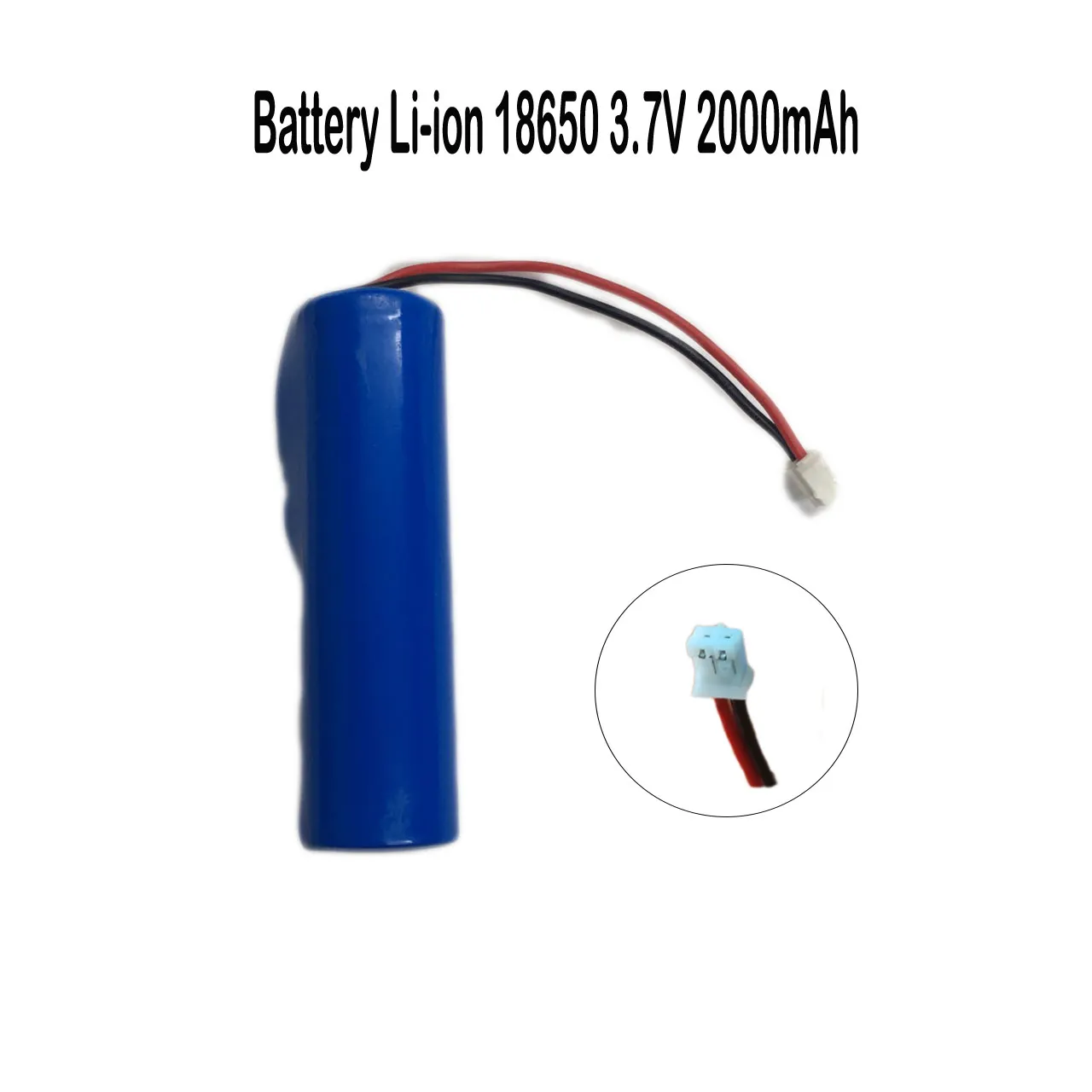 ถ่านชาร์จ 18650 3.7V 2000mAh มี BMS วงจรป้องกัน Battery Li-ion 18650 3.7V 2000mAh