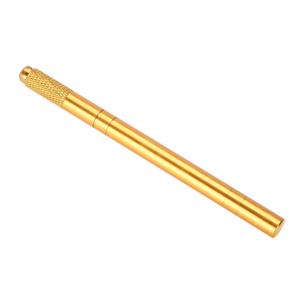 Gold Eyebrow Tattoo Pen Manual Microblading Tattoo Pen Makeup Eyebrow ...