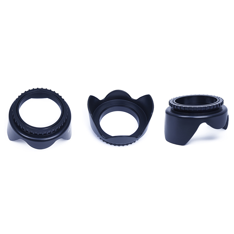 Lens Cap + Hood + UV Filter Compatible with 52mm Nikon D3100 DGHDHRHE